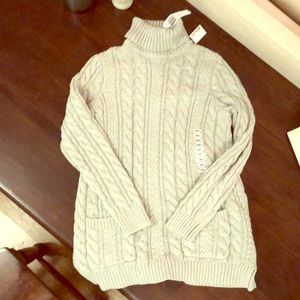 Cable knit sweater